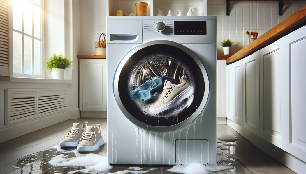 Waschtemperatur und Schleudergeschwindigkeit einstellen - Sneaker Waschmaschine